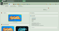 Desktop Screenshot of code3tmh.deviantart.com