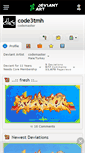 Mobile Screenshot of code3tmh.deviantart.com