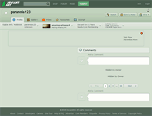 Tablet Screenshot of paranoia123.deviantart.com