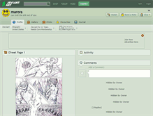 Tablet Screenshot of marora.deviantart.com