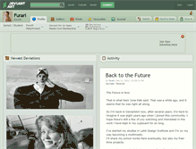 Tablet Screenshot of furari.deviantart.com