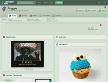 Tablet Screenshot of firegale.deviantart.com