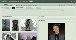 Desktop Screenshot of fell418.deviantart.com