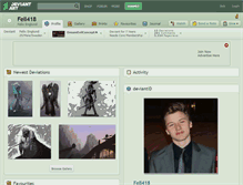 Tablet Screenshot of fell418.deviantart.com