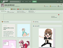 Tablet Screenshot of joey-jordenson.deviantart.com