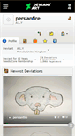 Mobile Screenshot of persianfire.deviantart.com