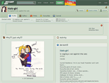Tablet Screenshot of hieis-girl.deviantart.com