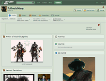 Tablet Screenshot of fullmetalvamp.deviantart.com