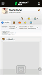 Mobile Screenshot of feorelinde.deviantart.com