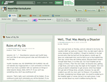 Tablet Screenshot of moonwarriorautumn.deviantart.com