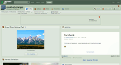 Desktop Screenshot of creativelycharged.deviantart.com