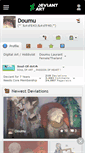 Mobile Screenshot of doumu.deviantart.com