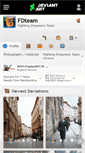 Mobile Screenshot of fdteam.deviantart.com