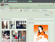 Tablet Screenshot of fdteam.deviantart.com