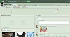 Desktop Screenshot of deadlywhispers.deviantart.com