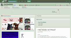 Desktop Screenshot of crowtracerobot.deviantart.com