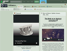 Tablet Screenshot of c4dusers.deviantart.com