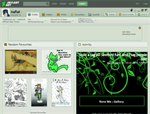 Tablet Screenshot of isarat.deviantart.com