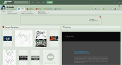 Desktop Screenshot of d-shade.deviantart.com