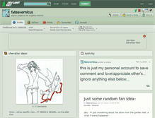 Tablet Screenshot of fateavernicus.deviantart.com