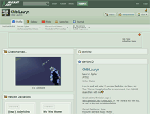Tablet Screenshot of chibilauryn.deviantart.com