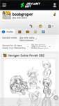 Mobile Screenshot of boobgroper.deviantart.com