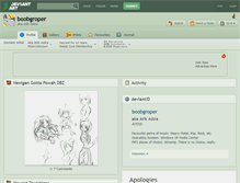 Tablet Screenshot of boobgroper.deviantart.com