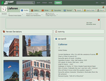 Tablet Screenshot of liarenee.deviantart.com