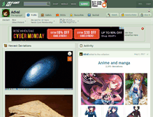Tablet Screenshot of adval.deviantart.com