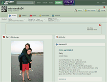Tablet Screenshot of miss-sandra24.deviantart.com