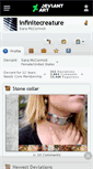 Mobile Screenshot of infinitecreature.deviantart.com