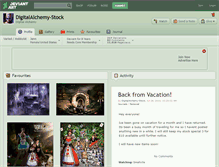 Tablet Screenshot of digitalalchemy-stock.deviantart.com
