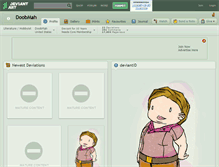 Tablet Screenshot of doobmah.deviantart.com