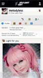 Mobile Screenshot of melodyless.deviantart.com