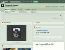 Tablet Screenshot of carcharoth-midgard.deviantart.com