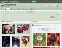 Tablet Screenshot of intimidator0108.deviantart.com