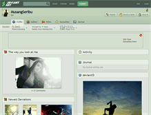 Tablet Screenshot of musangseribu.deviantart.com