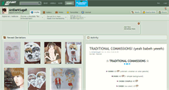 Desktop Screenshot of anidarksugar.deviantart.com