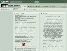 Tablet Screenshot of ferret-fanclub.deviantart.com
