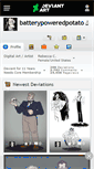 Mobile Screenshot of batterypoweredpotato.deviantart.com