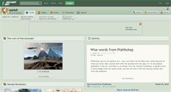 Desktop Screenshot of osiris9.deviantart.com