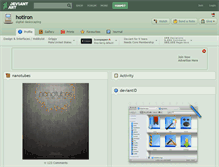 Tablet Screenshot of hotiron.deviantart.com