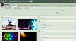 Desktop Screenshot of camymac.deviantart.com