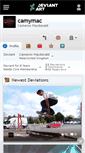 Mobile Screenshot of camymac.deviantart.com
