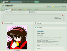 Tablet Screenshot of hyperninja1.deviantart.com