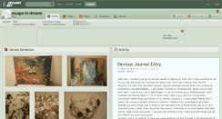 Desktop Screenshot of escape-in-dreams.deviantart.com