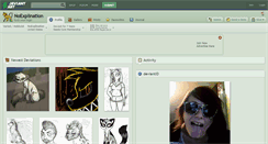 Desktop Screenshot of noexplination.deviantart.com