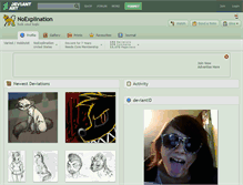 Tablet Screenshot of noexplination.deviantart.com