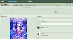 Desktop Screenshot of hitana.deviantart.com