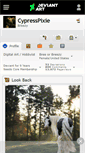 Mobile Screenshot of cypresspixie.deviantart.com